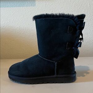 NEW UGG Australia Black Bailey Bow Boots